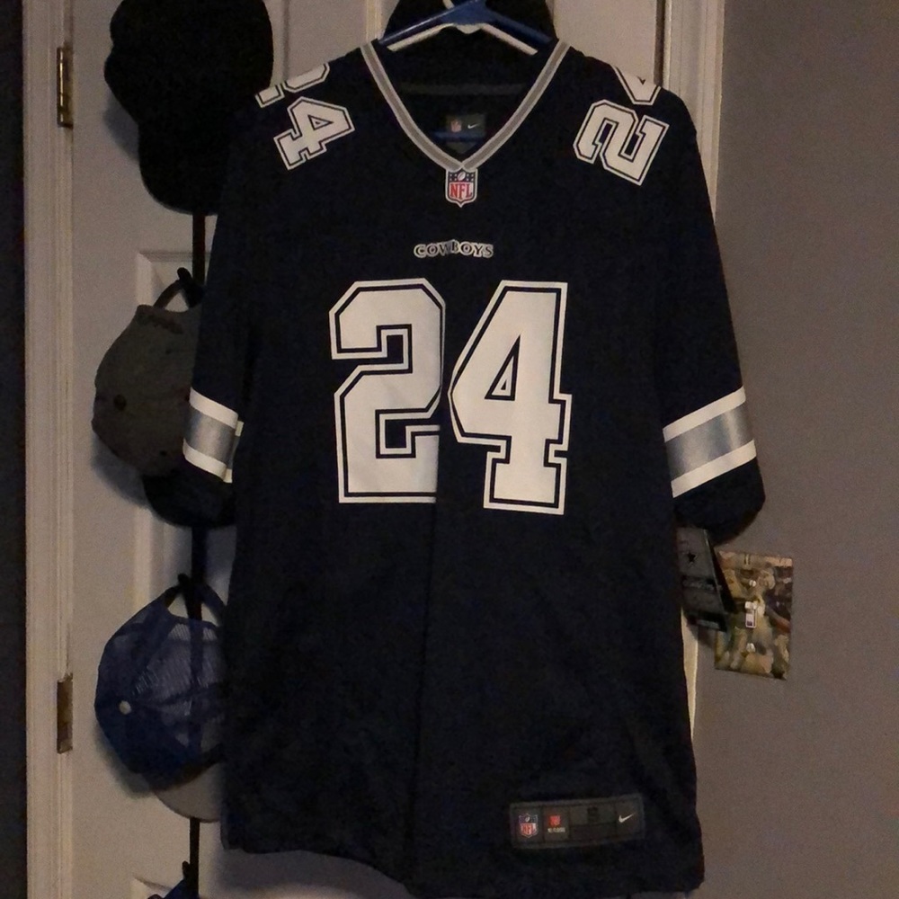 Dallas Cowboys Morris Claiborne #24 Mo NFL LSU Nike Small